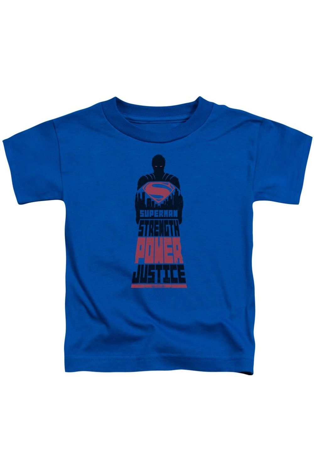 

Детская футболка с коротким рукавом "Бэтмен против Супермена: Суперсправедливость" Gildan, синий