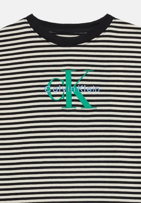 Футболка в полоску Calvin Klein Jeans, Black — фото 4