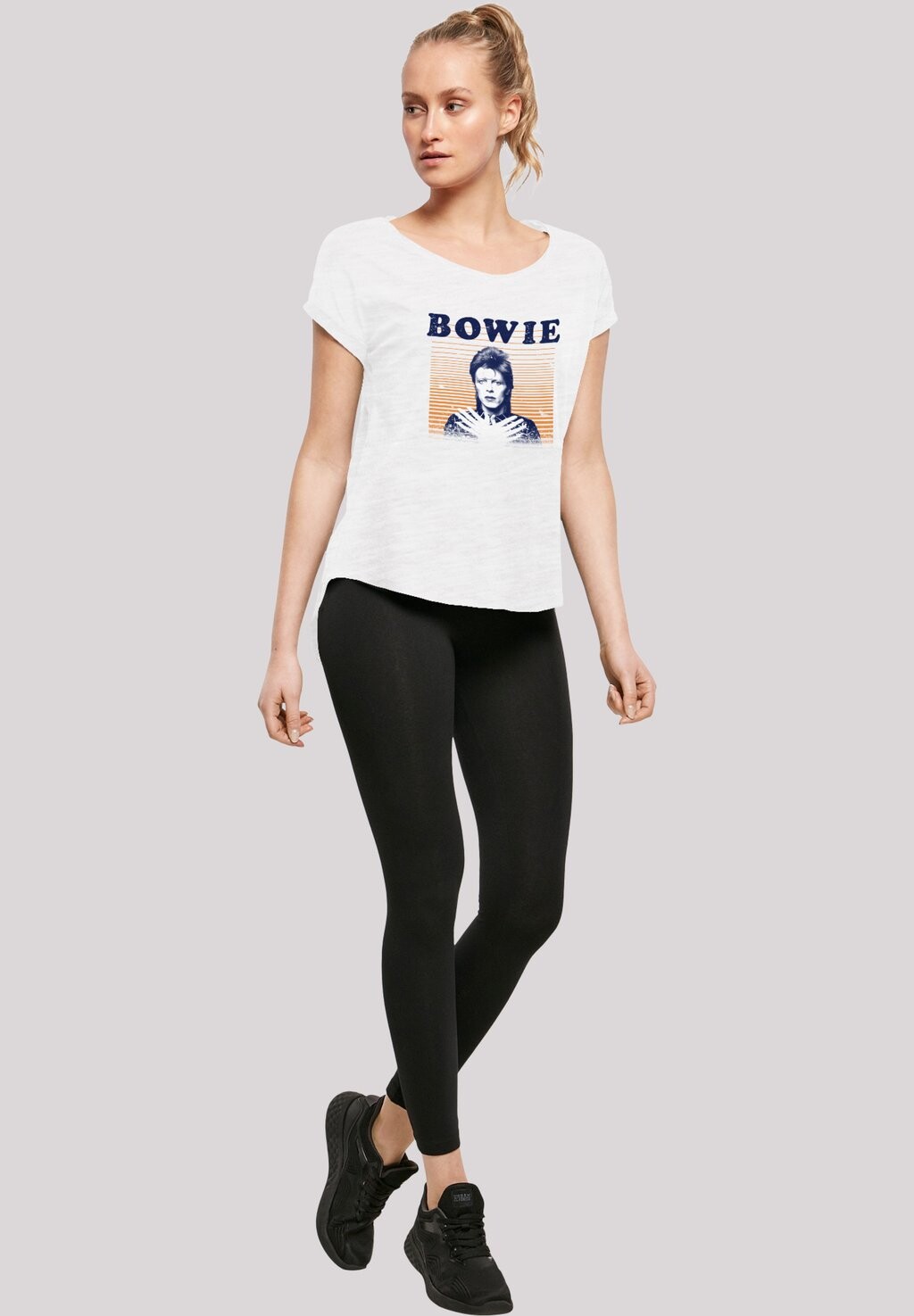 

Футболка с принтом DAVID BOWIE F4NT4STIC, белый