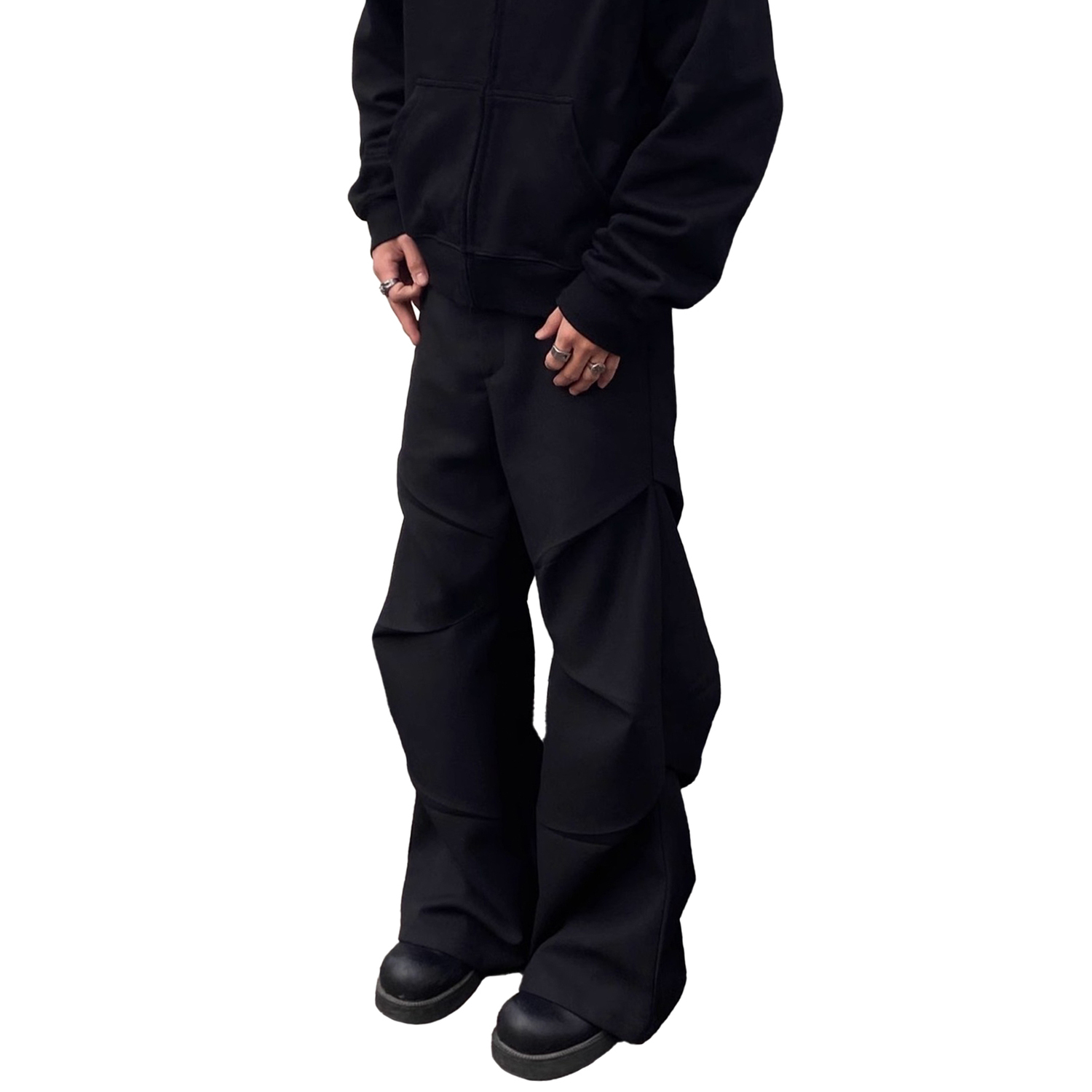 

Брюки костюмные Unisex утепленные с флисовой подкладкой NEVER RULE, черный[thickened and fleece-lined thermal]