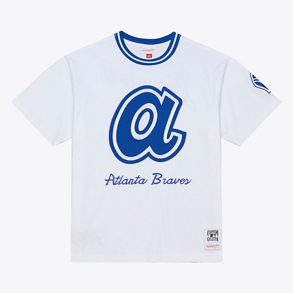 

Мужская белая футболка atlanta braves arctic Mitchell & Ness