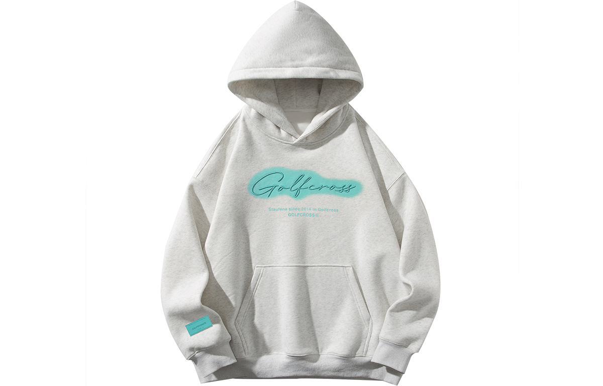 

Свитшот унисекс GOLFCROSS, White Heather Gray