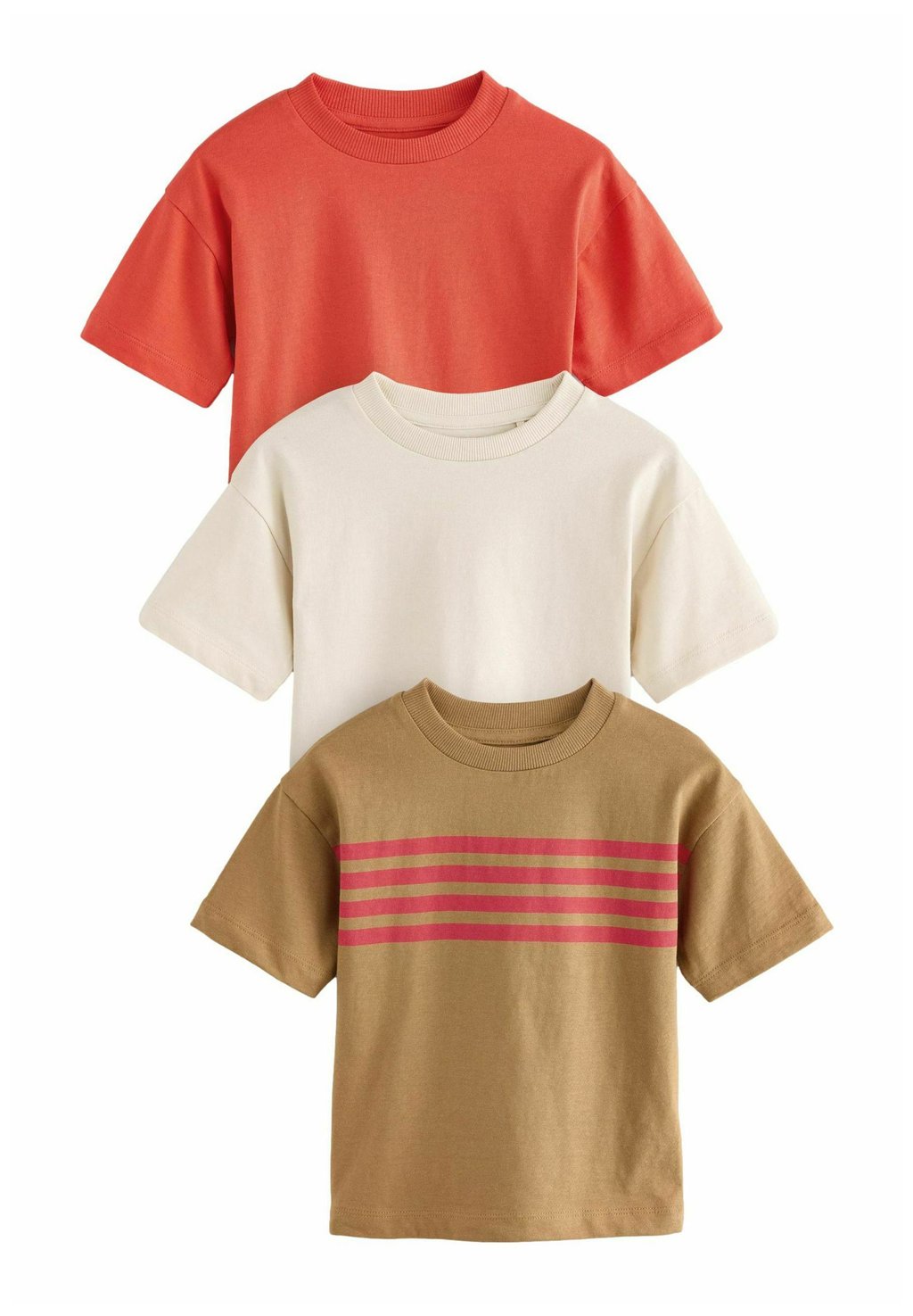 

Футболка с принтом SHORT SLEEVE 3 PACK Next, красный