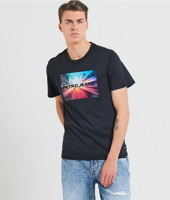 

Ночная футболка Retro Jeans, черный