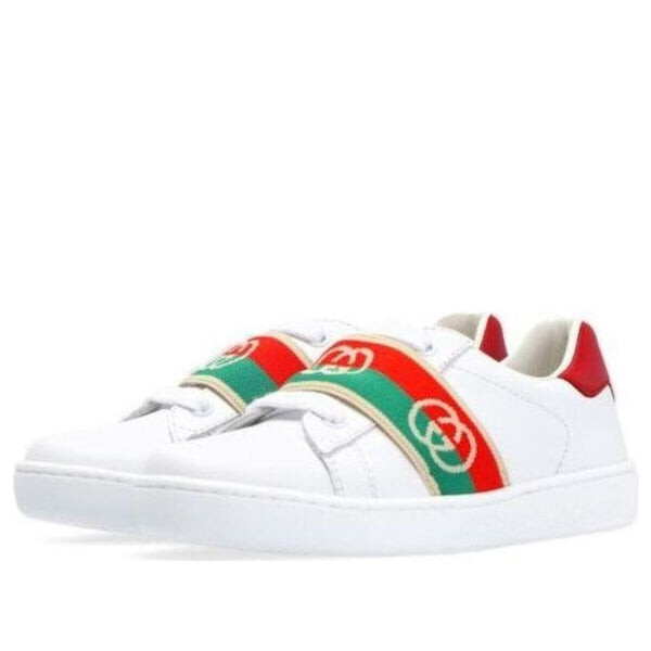 

Кроссовки ace sneaker with interlocking g web 'white' Gucci, белый