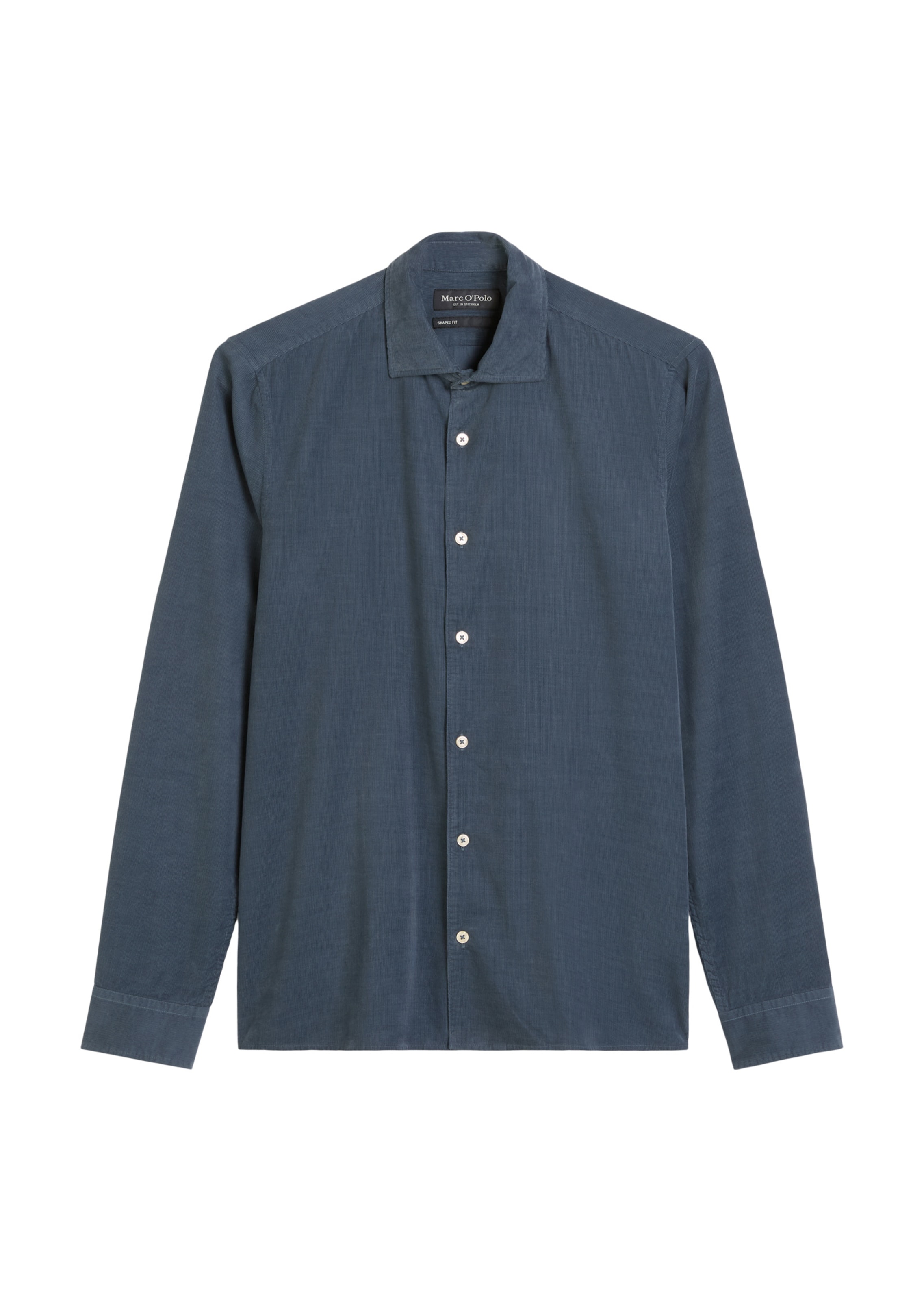 

Marc O'Polo Рубашка на пуговицах slim fit в темно-синем цвете
