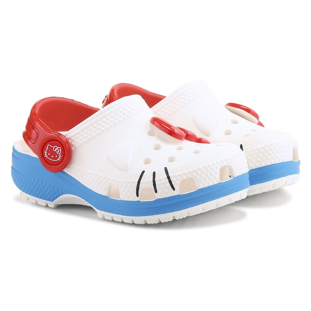 

Детские классические сабо Hello Kitty для малышей Crocs, белый