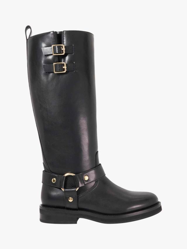 Настоящие кожаные ботинки для верховой езды Dune London, Black
