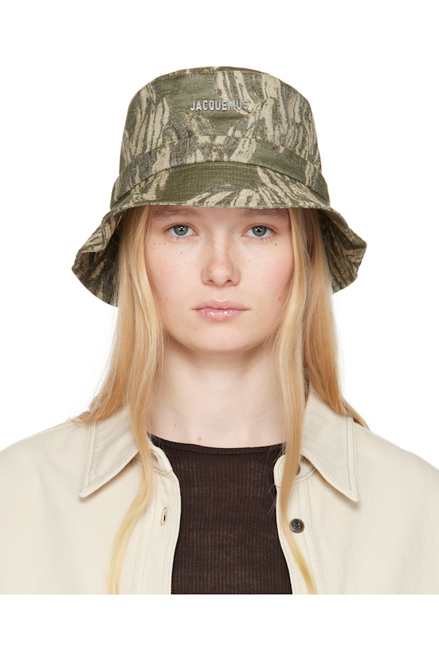 

Панама gadjo Jacquemus, цвет jacquard banana