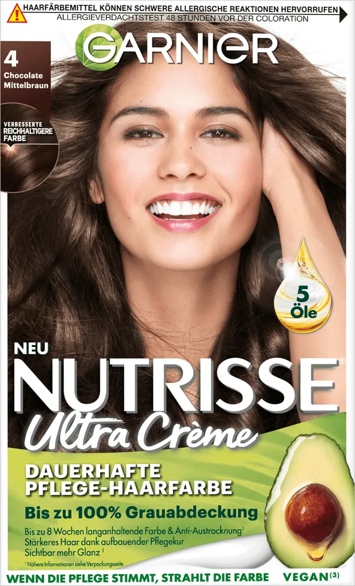 

Цвет волос 4 Шоколадный средне-коричневый 1 шт. Nutrisse