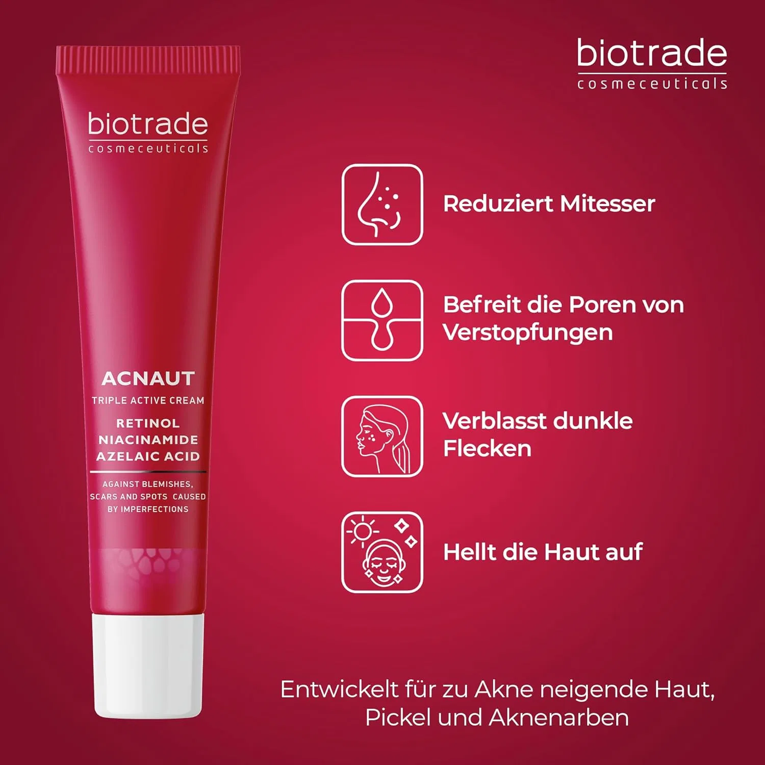 Крем для лица SPF BIOTRADE Для проблемной кожи «Triple Active Spot Cream» от — фото 3