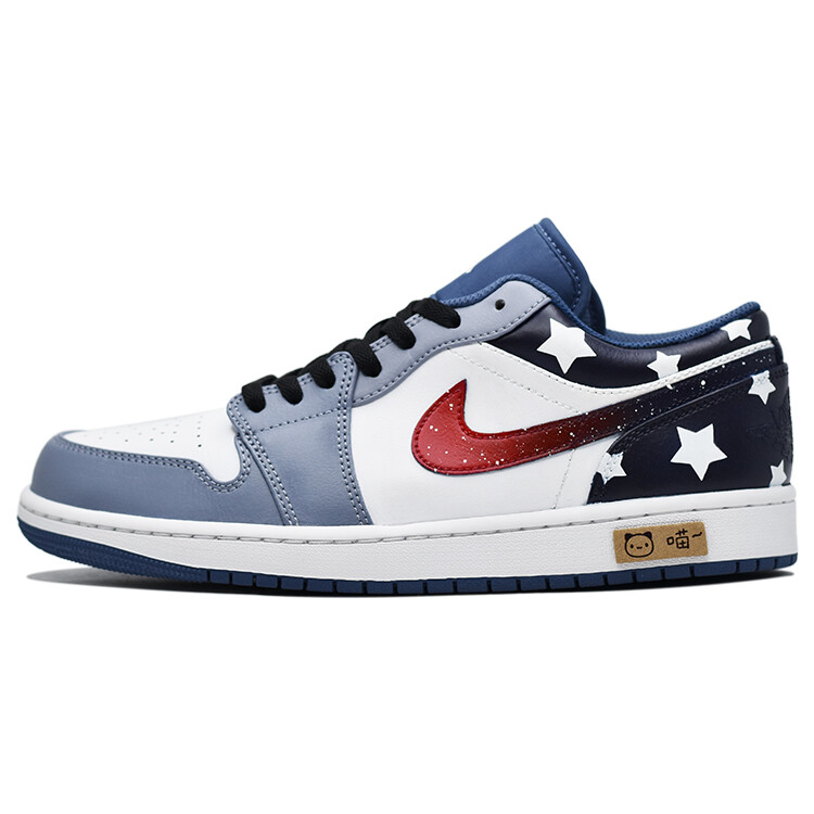 

Кроссовки Air Jordan 1 Vintage Basketball Shoes Men Low-top Blue/Red, голубой, Синий, Кроссовки Air Jordan 1 Vintage Basketball Shoes Men Low-top Blue/Red, голубой