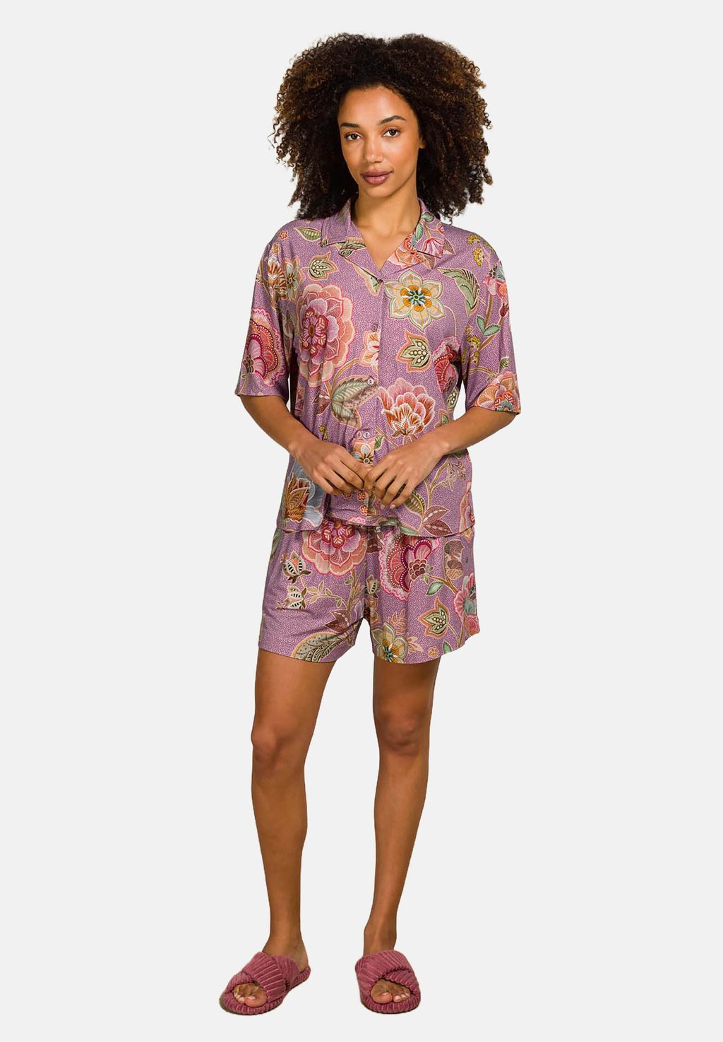 

Блузка на пуговицах FLORA SHORT SLEEVE Pip Studio, сиреневый