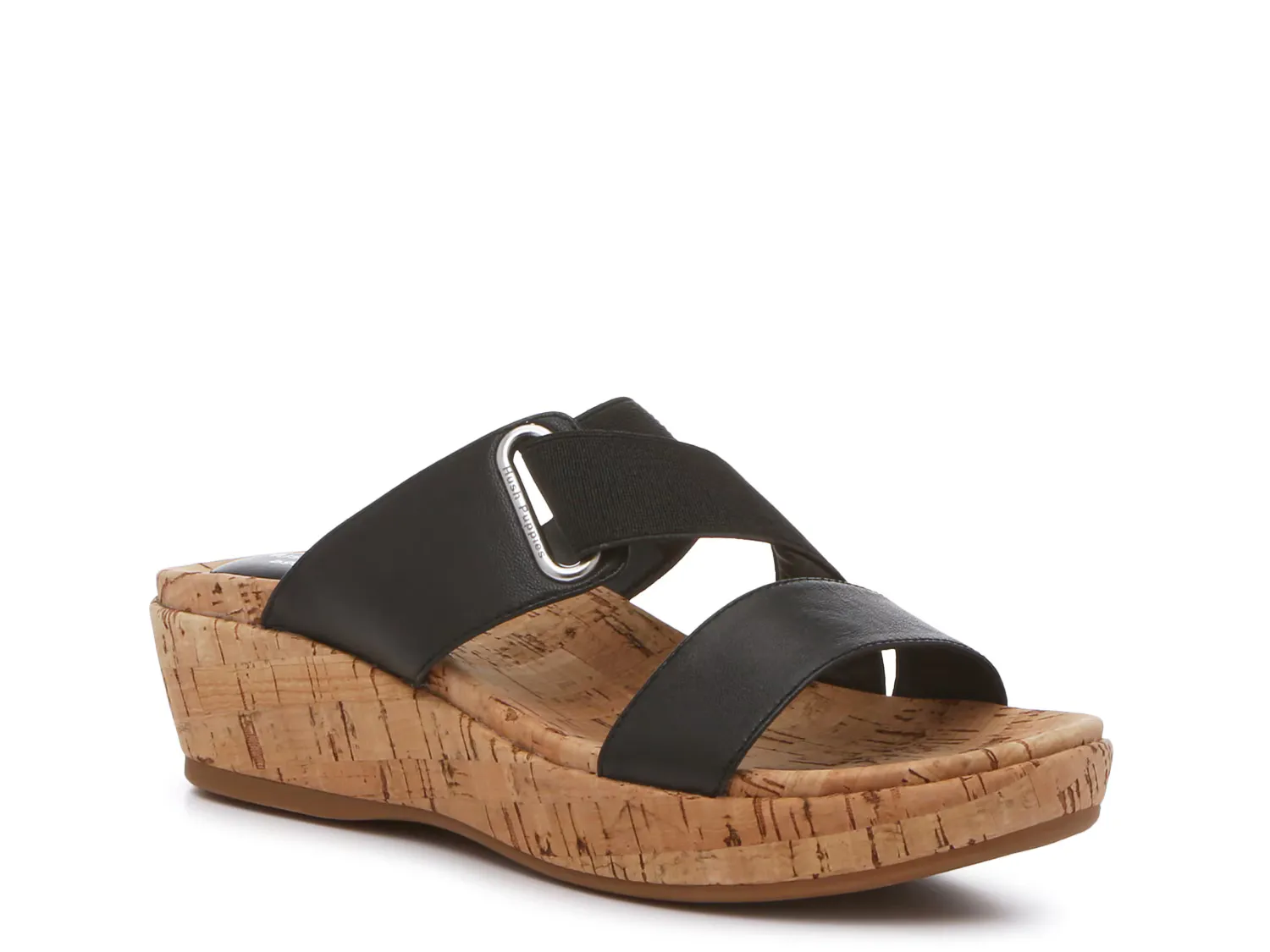 

Сандалии Coco Wedge Sandal Hush Puppies, черный