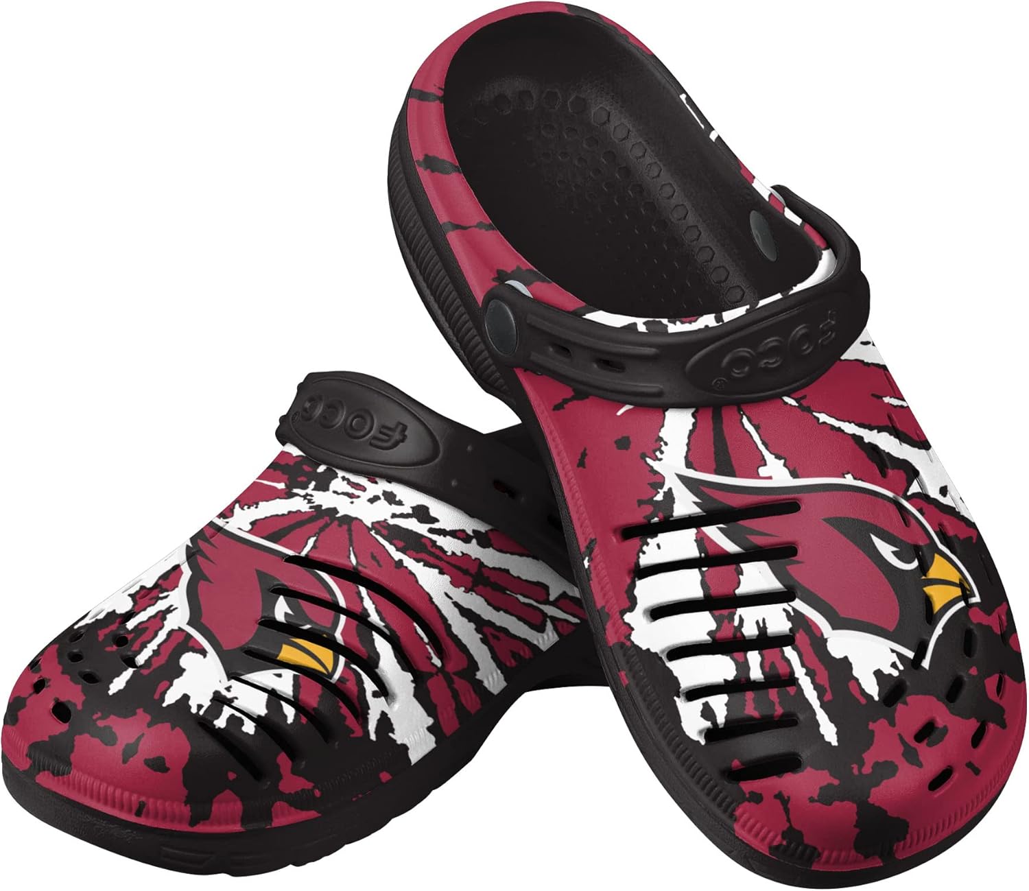 

Садовые водные сандалии с ремешком FOCO для мужчин с логотипом команды NFL в стиле тай-дай, Arizona Cardinals Tie-dye