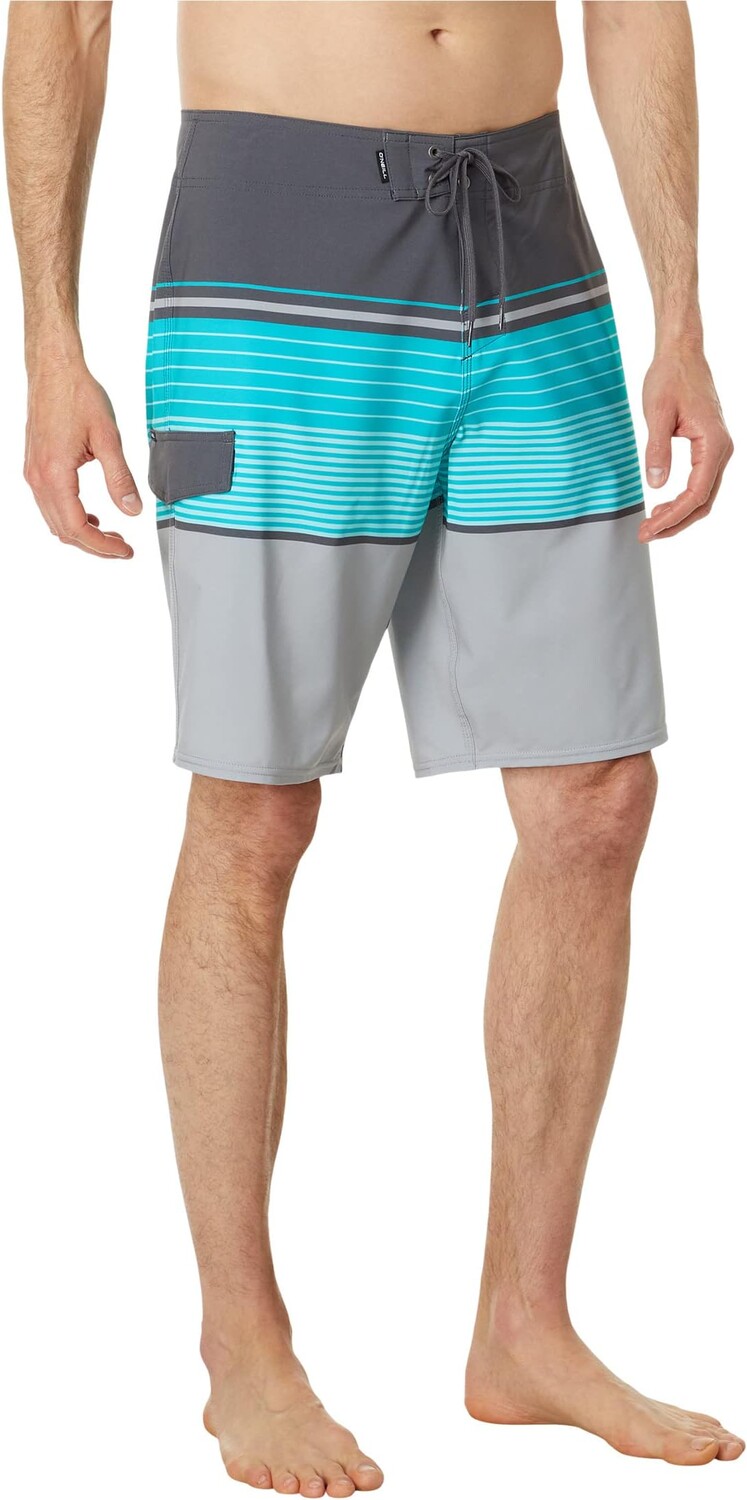 

Шорты для плавания O'Neill Lennox Stripe 21" Boardshorts, цвет Graphite