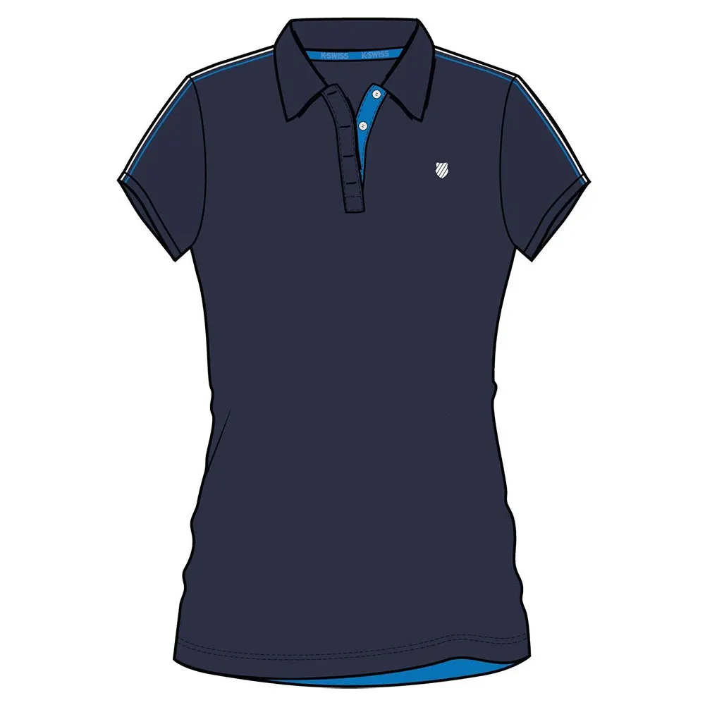 

Поло с коротким рукавом K-Swiss Core Team, синий