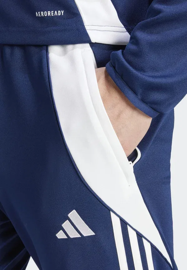 Тренировочные штаны Tiro24, Adidas Performance, team navy blue white, темно-синий с белым — фото 4
