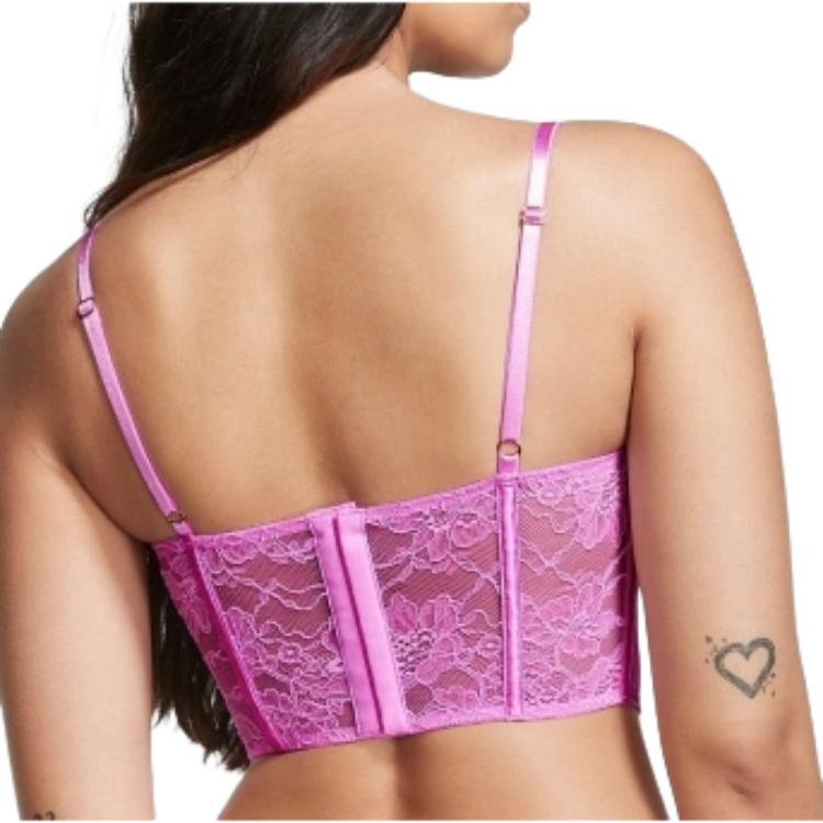 Бюстгальтер Victoria's Secret ягодно-фиолетовый — фото 3