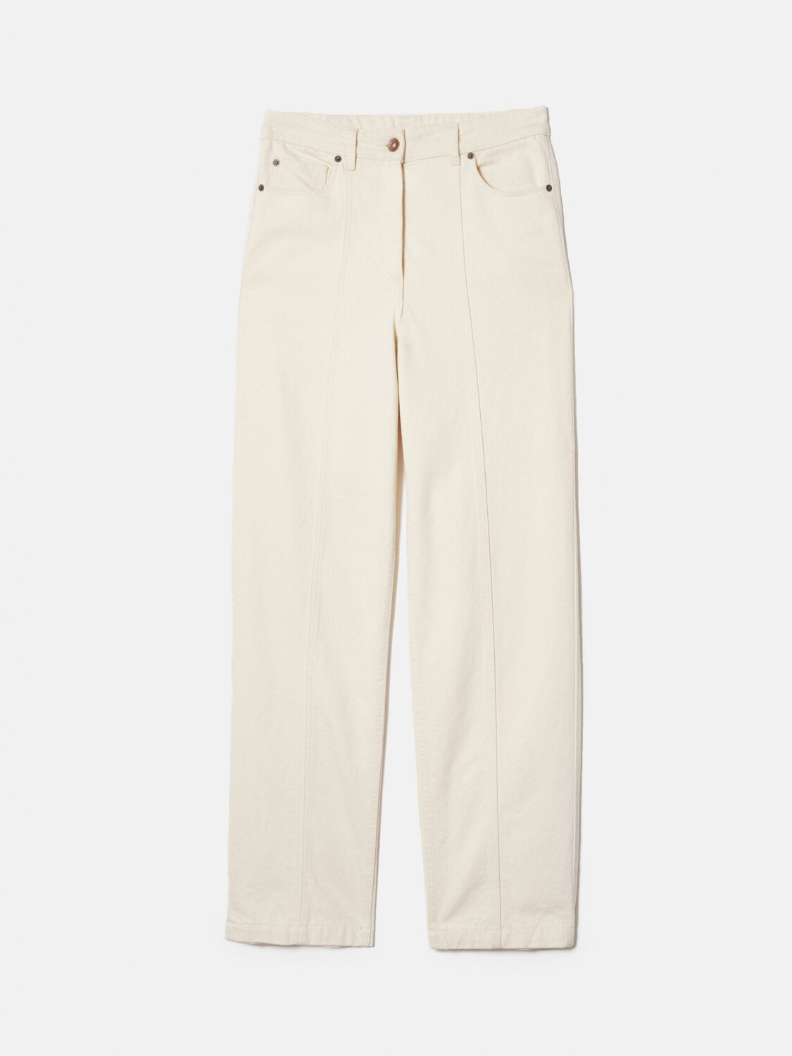 

Джинсы свободного кроя Jigsaw Tailored, экрю