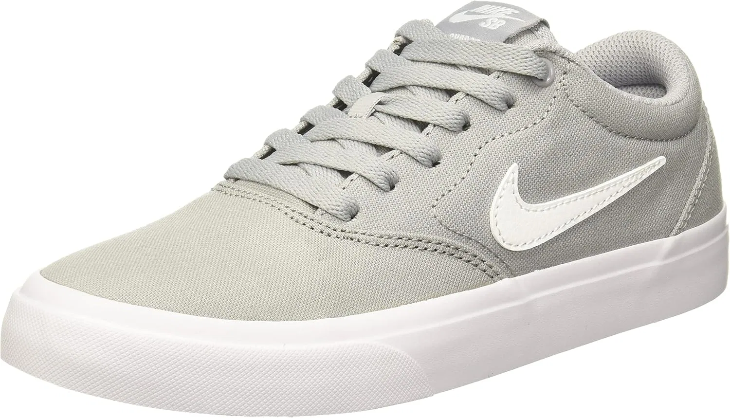 Кроссовки Nike SB Check Solarsoft Canvas, Grey Wolf Grey White