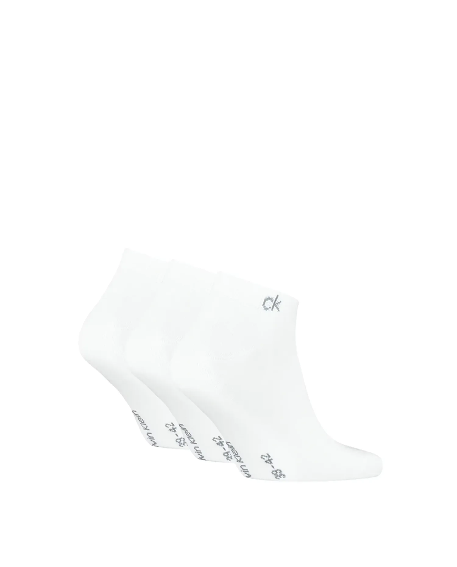 Мужские короткие носки Calvin Klein (упаковка из 3 штук), белый