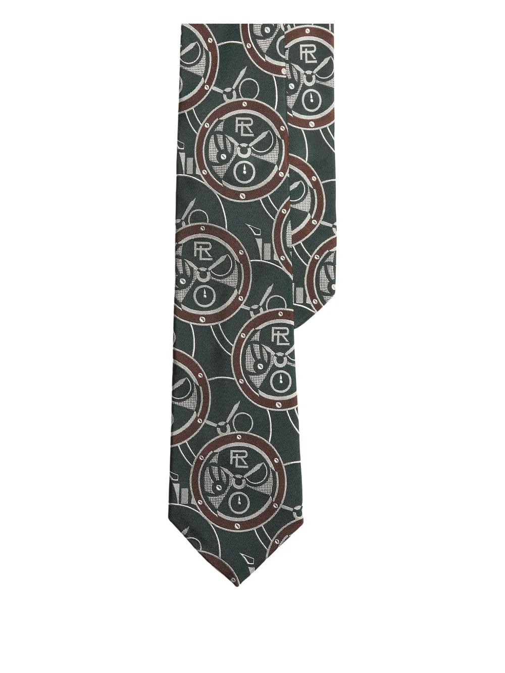 

Галстук с логотипом Ralph Lauren Purple Label, зеленый