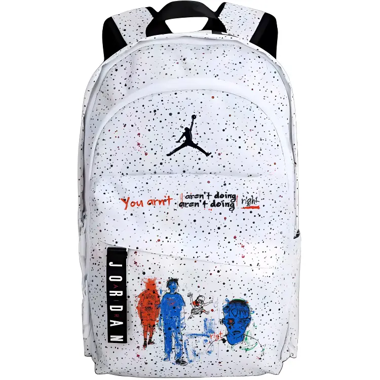 

Jordan Полиэстеровый рюкзак обычный унисекс Baby's Breath, Hand-Drawn Cartoon 2