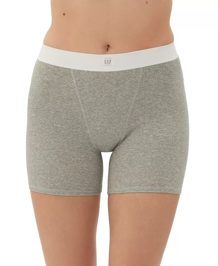 

Женские комфортные шорты с высокой талией Gap Body с логотипом GPW01070, синий