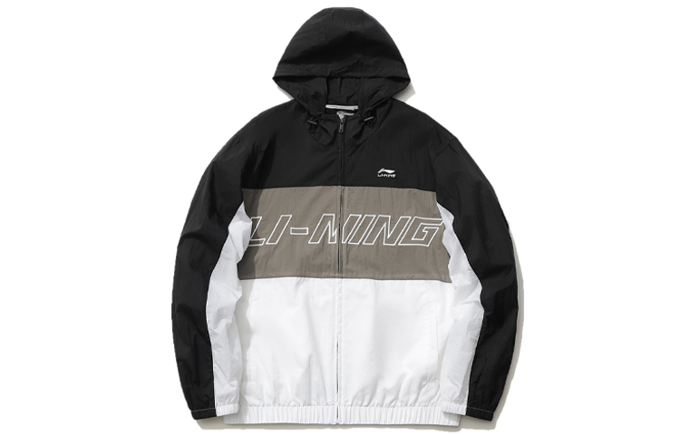 

LINING Куртка мужская черная и разноцветная, Black Multicolor