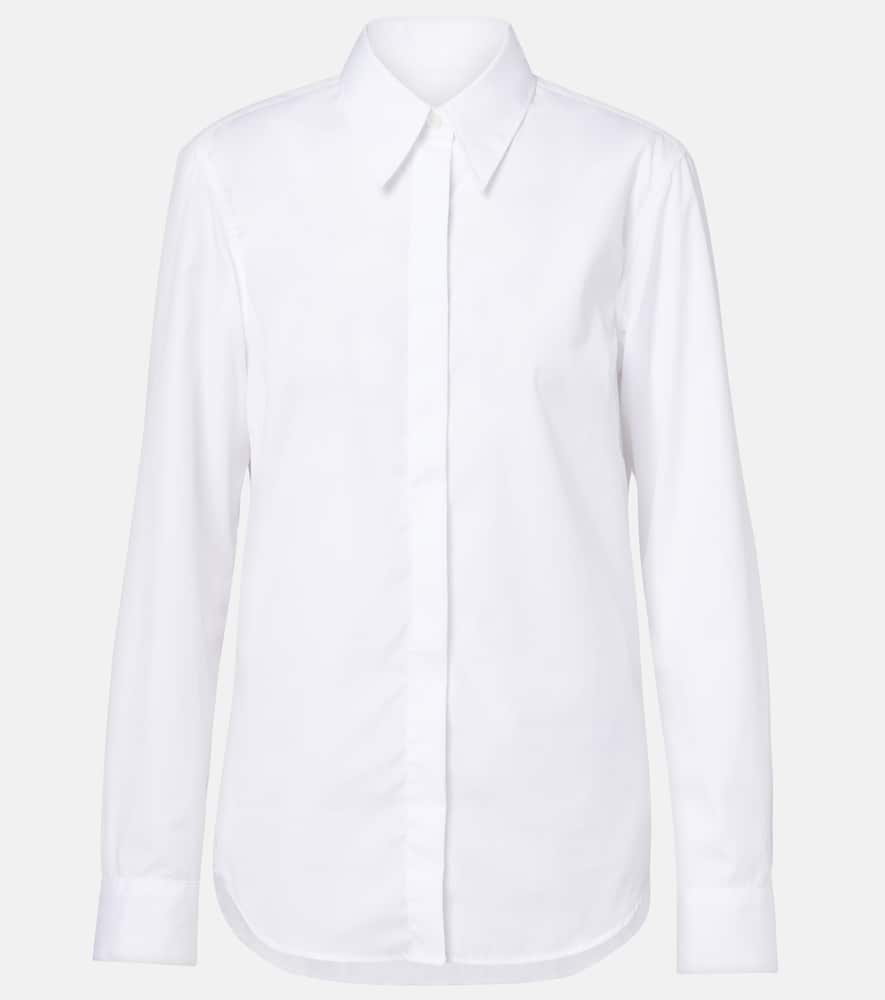 

Хлопковая поплиновая рубашка Dries Van Noten, White