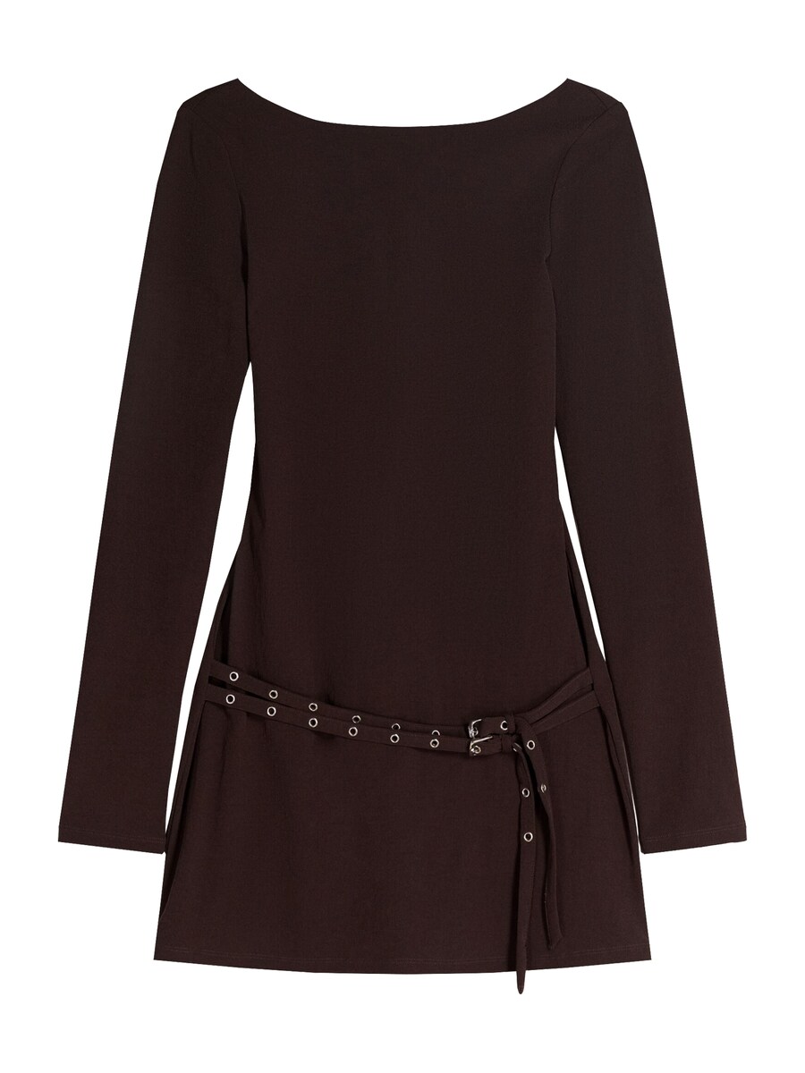 

Мини платье Bershka, Dark brown