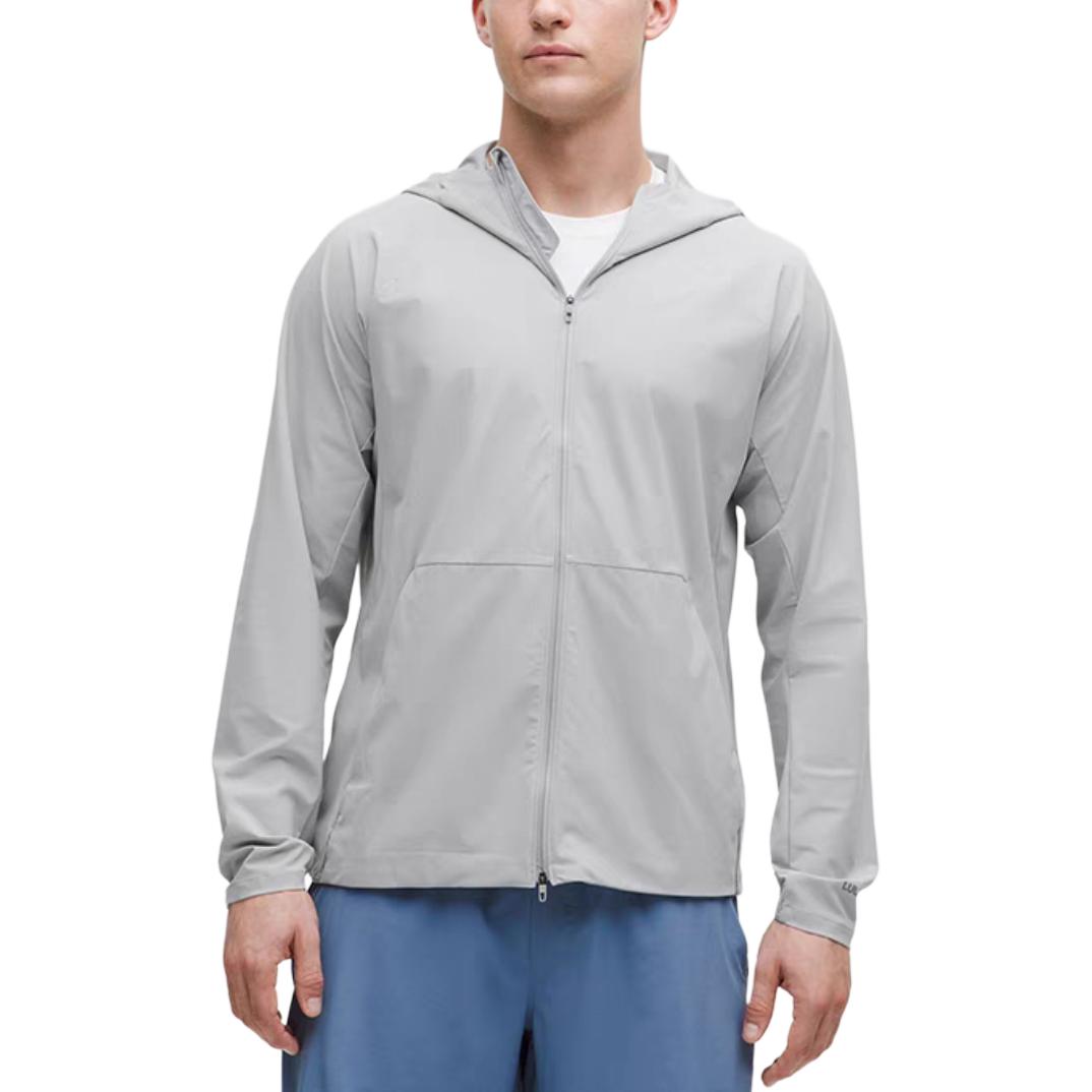 

Lululemon Куртка спортивная худи с длинным рукавом, Waterdrop Silver/SILD