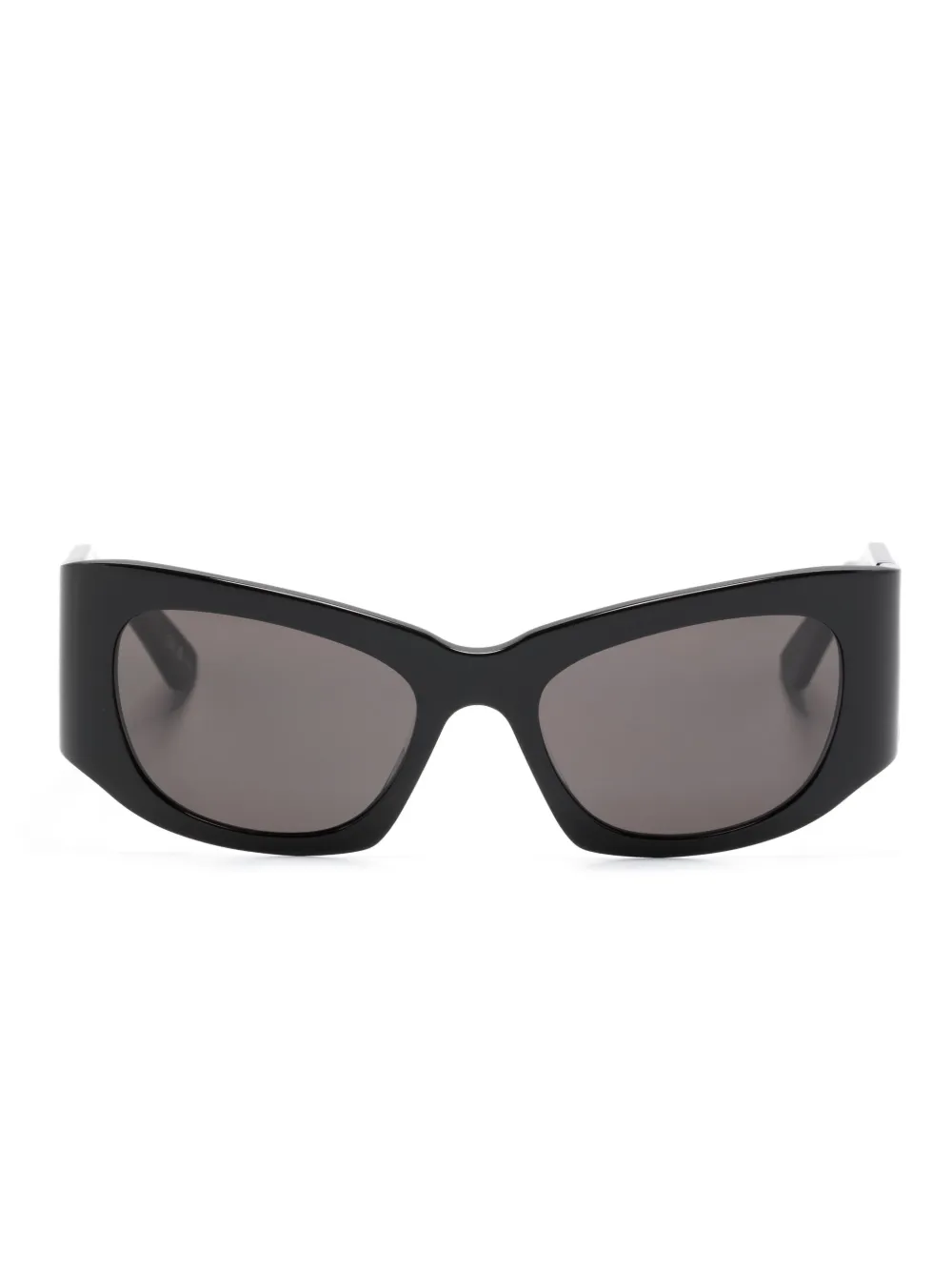 

Солнцезащитные очки в прямоугольной оправе Balenciaga Eyewear, черный