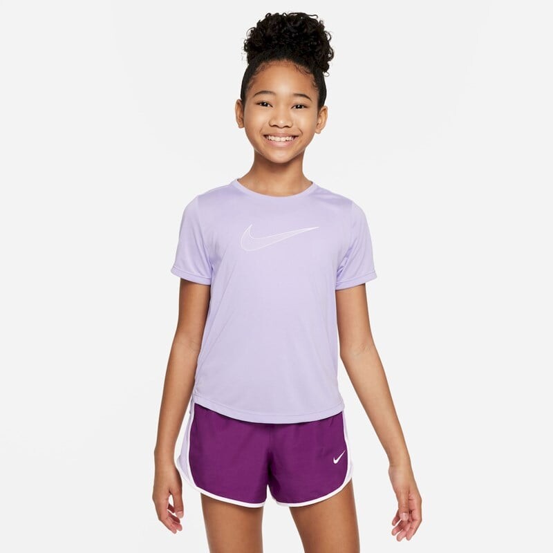 

Детская футболка dri-fit one Nike, сиреневый