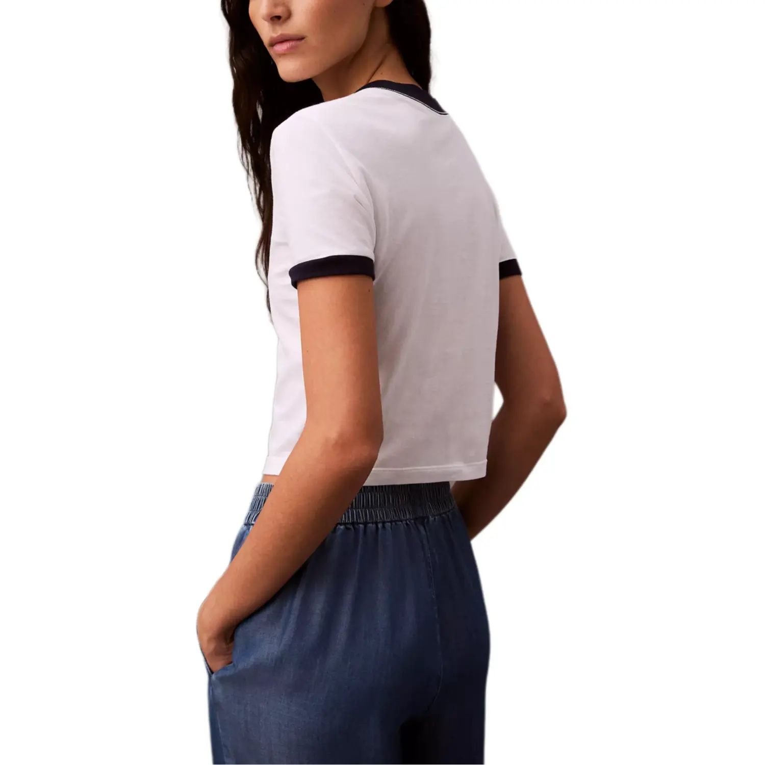 Calvin Klein Футболка Women's Bright White/Blue — фото 4