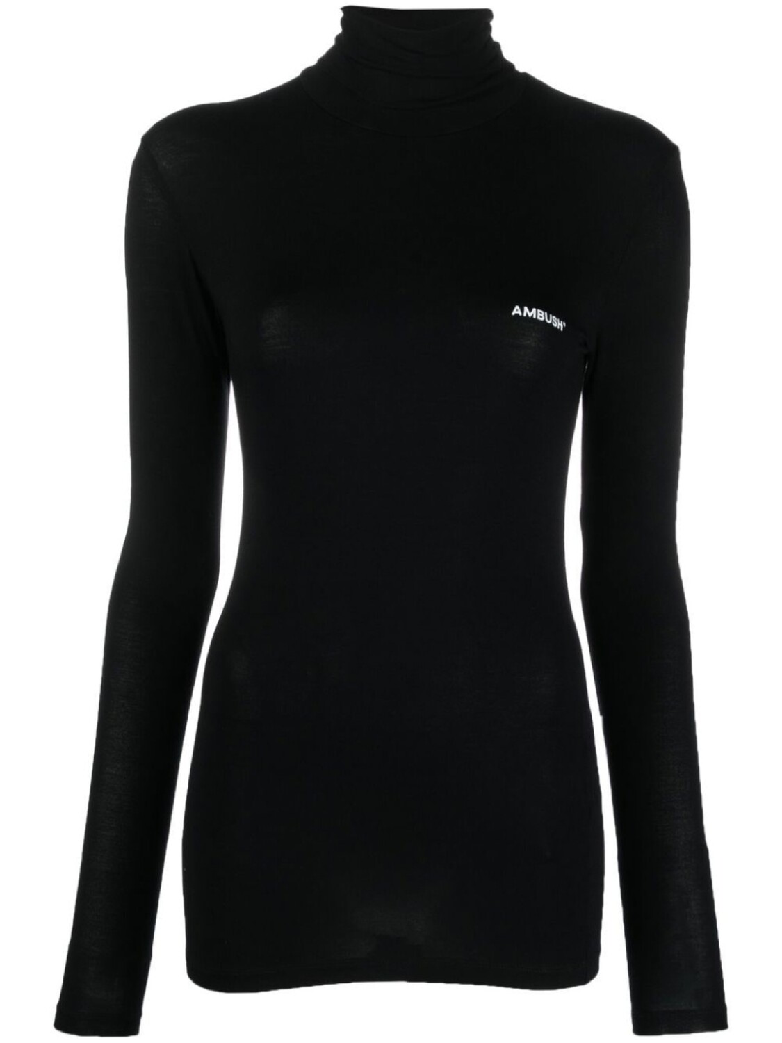 

AMBUSH funnel neck long-sleeve T-shirt, черный
