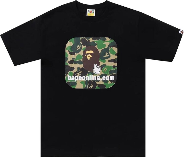 

Футболка BAPE ABC Camo (Online Exclusive) 'Black', черный