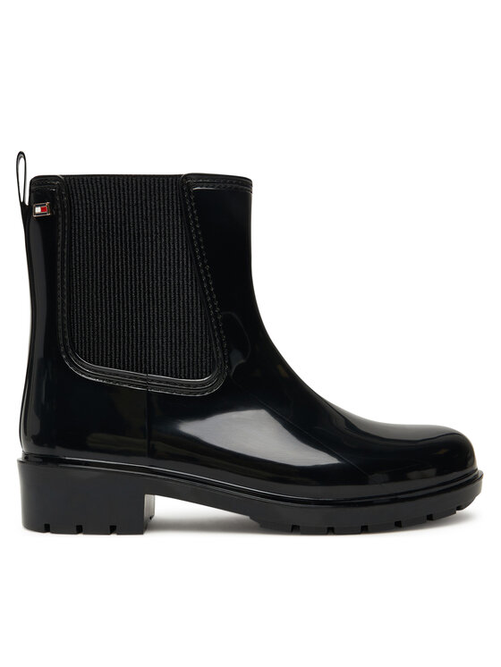 Резиновые сапоги Flag Hardware FW0FW08966 Tommy Hilfiger, чёрный