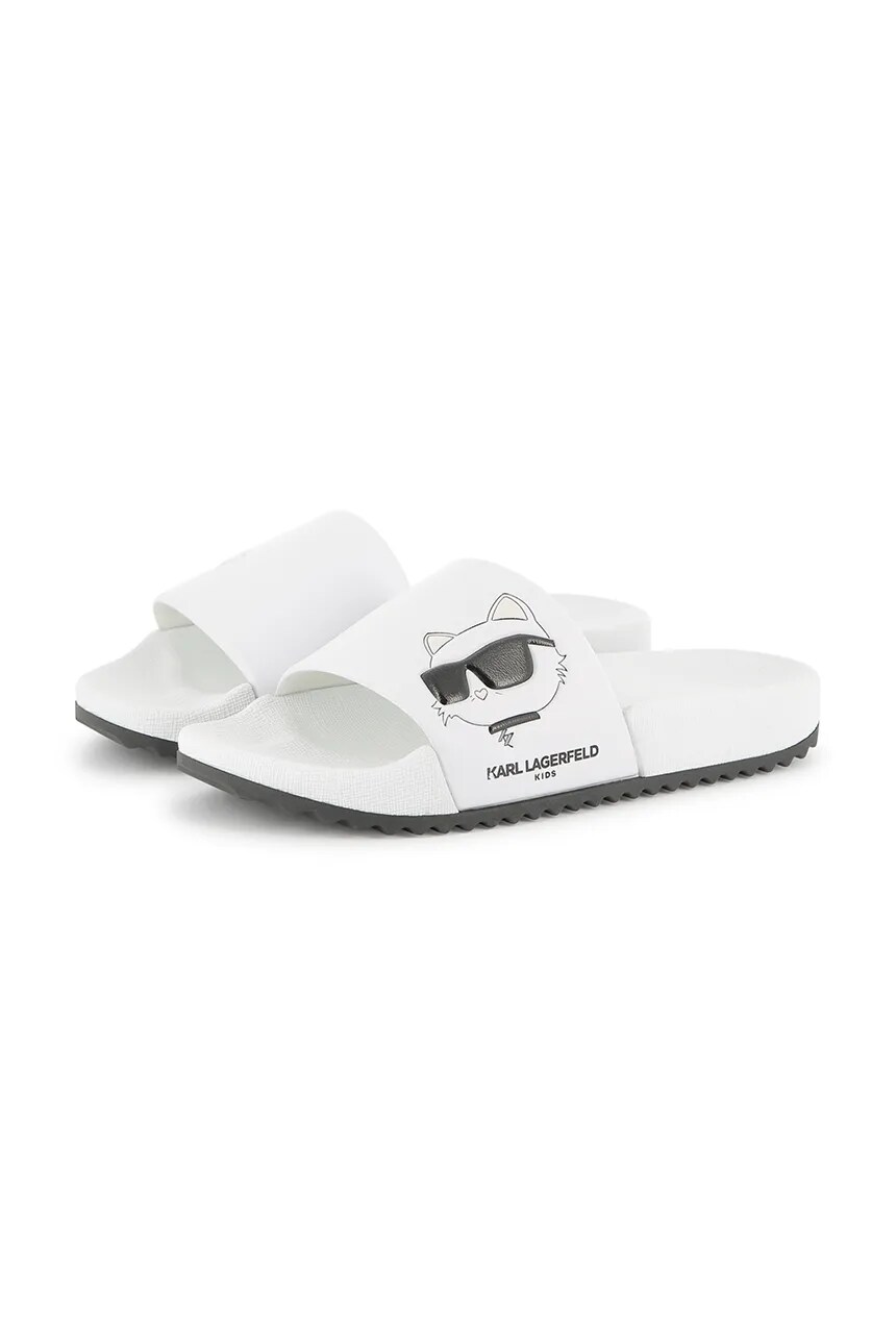 

Детские шлепанцы Karl Lagerfeld, белый