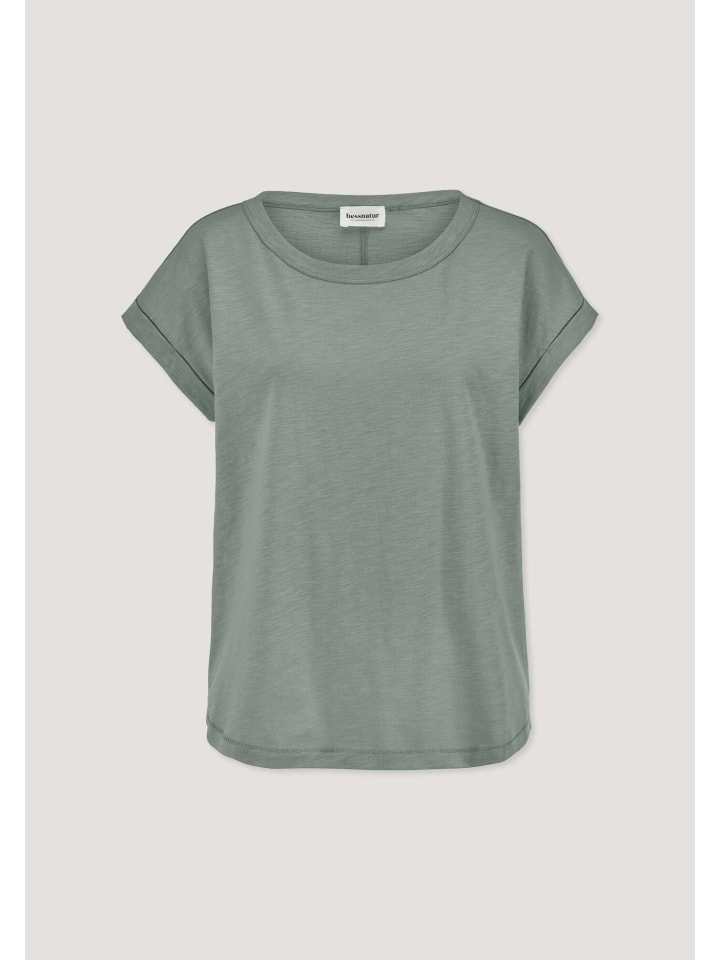 

Футболка Hessnatur Light Slub свободного кроя, изготовленная из чистого органического хлопка, матового зеленого цвета, Зеленый, Футболка Hessnatur Light Slub свободного кроя, изготовленная из чистого органического хлопка, матового зеленого цвета