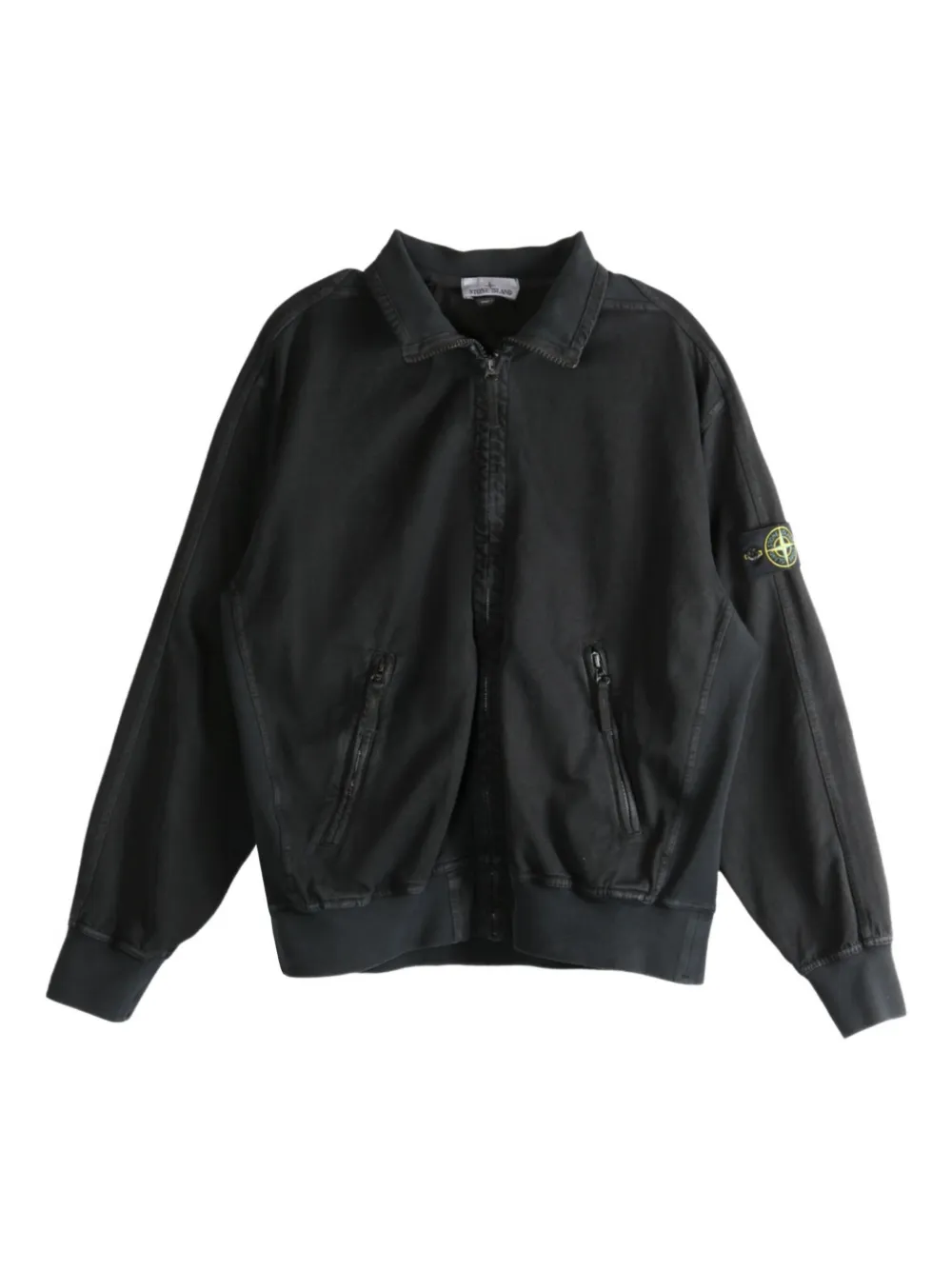 

Толстовка с высоким воротом и застежкой-молнией Stone Island, черный
