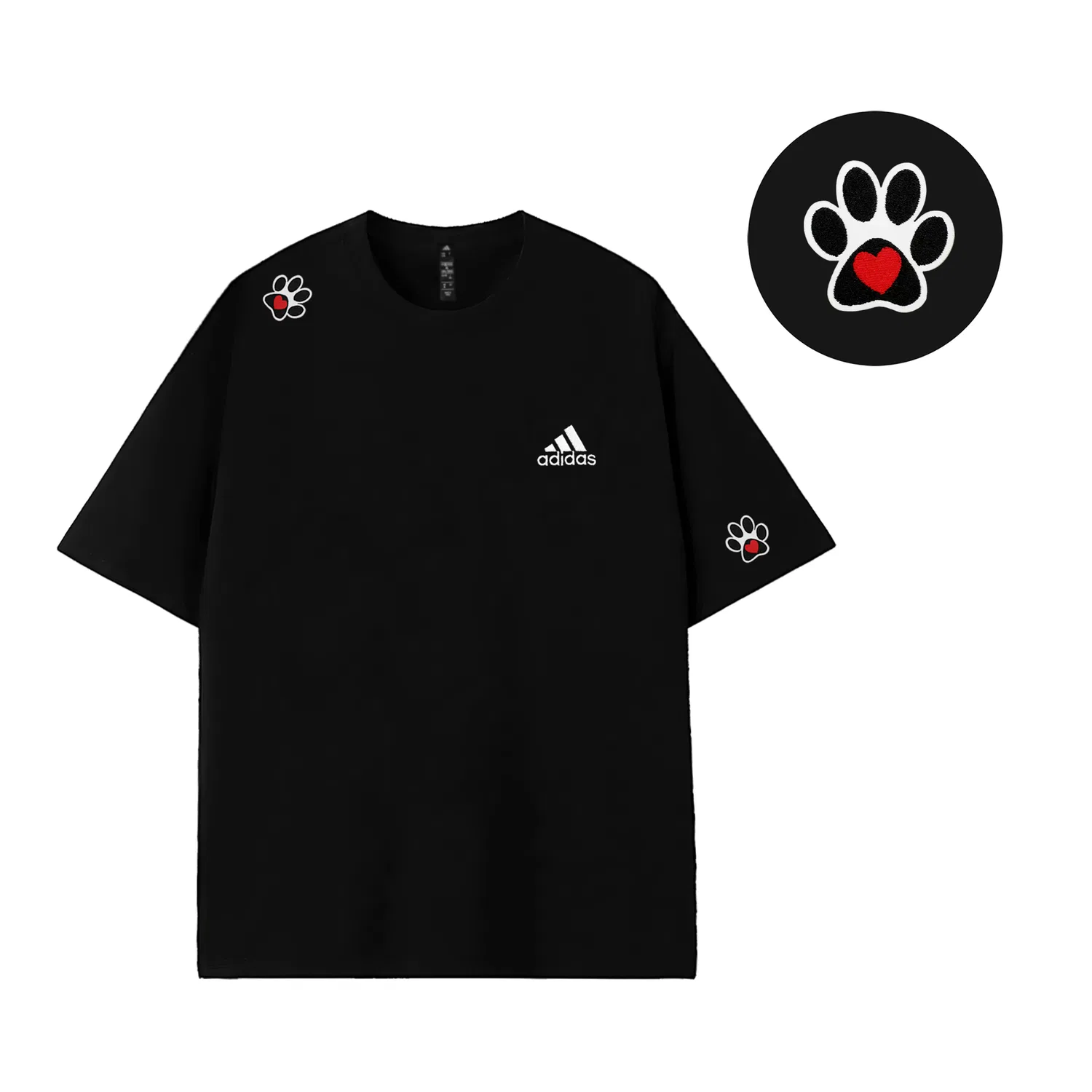 Футболка LOVE Adidas Must Haves белая — фото 4