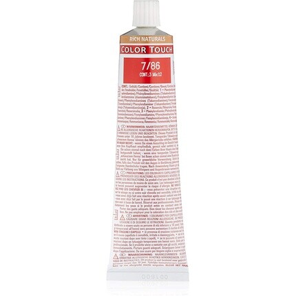 

Краска для волос Touch Rich Naturals 7/86 60 мл, Wella