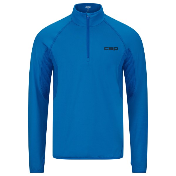 

Футболка для бега Core Run Thermal Zip L/S Cep, синий