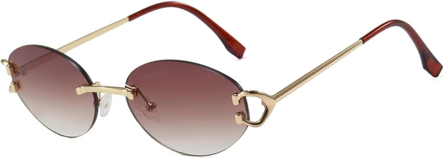 

Солнцезащитные очки с защитой от УФ-излучения UV400 | Безрамочные, с овальной огранкой | Для женщин и мужчин | Линзы конфетных цветов | Для занятий спортом на открытом воздухе и вождения DSVIGF, 6195-c3