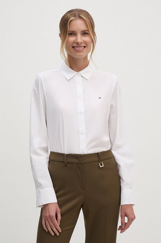 

Хлопковая рубашка Tommy Hilfiger, белый