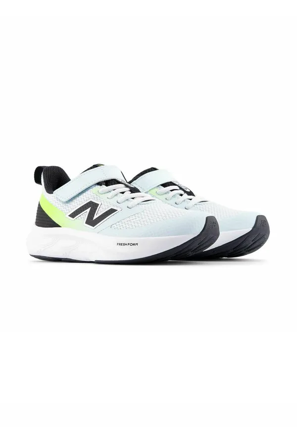 Кроссовки на липучках New Balance, Glint Blue/Alkaline Green — фото 2