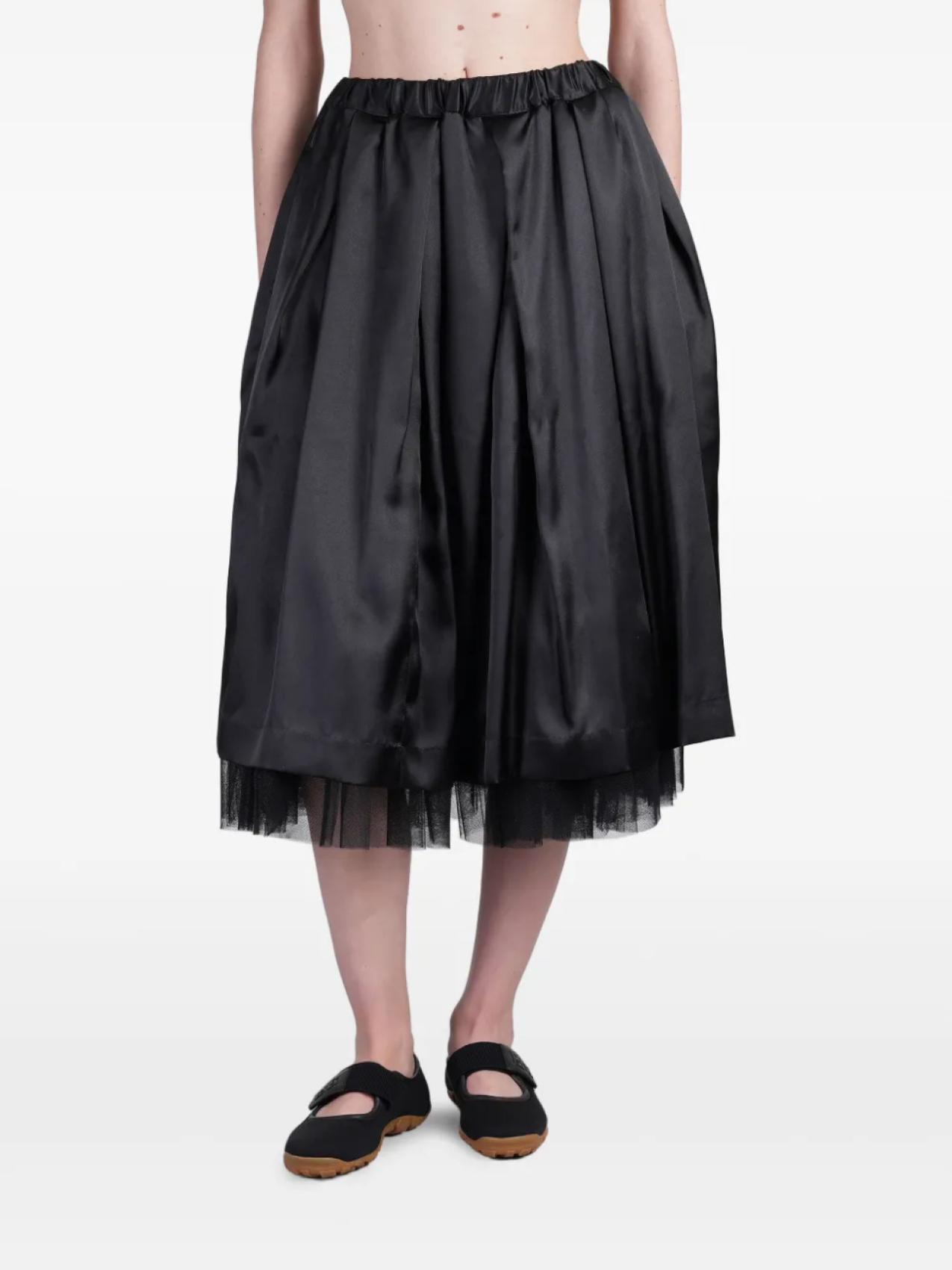 

Юбка из многослойного тюля Comme Des Garçons, черный