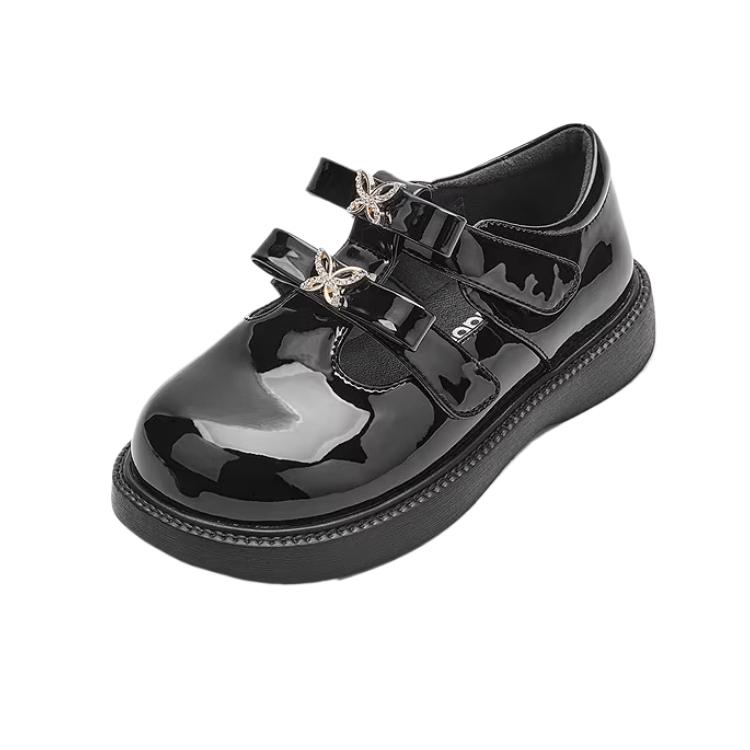 

Дышащие низкие кожаные туфли детские BALABALA, черный